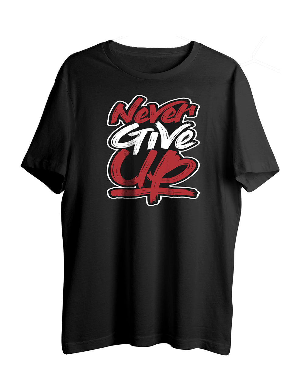 Never Give Up Half Sleeve T-Shirt - LSNX