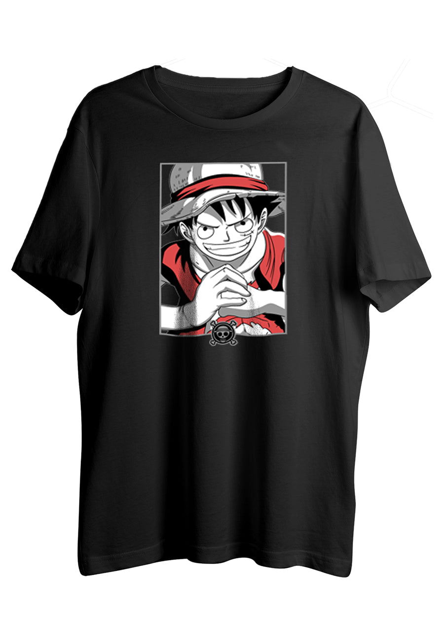 Luffy Smiley Half Sleeve T-Shirt - LSNX