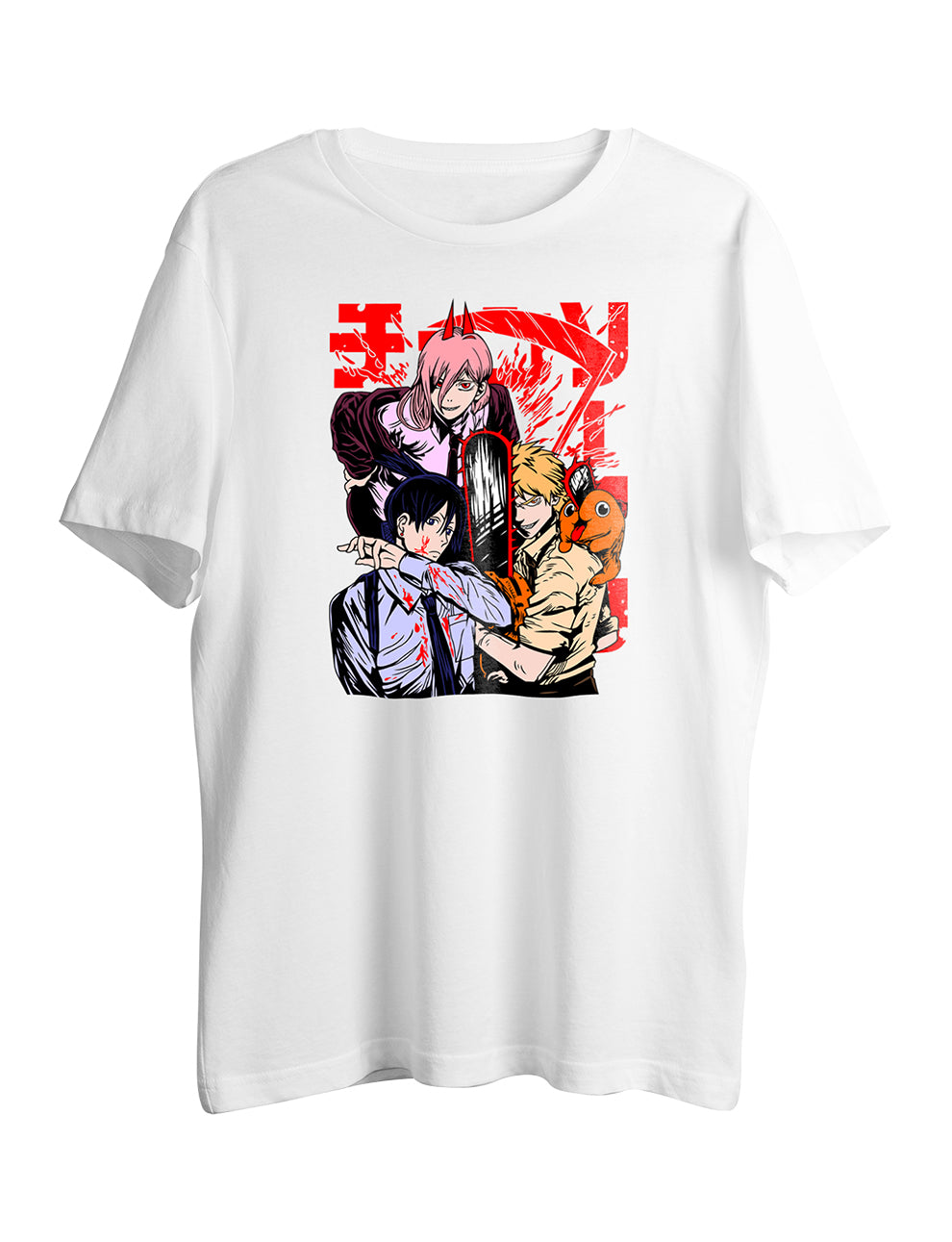 Chainsaw Man Team Half Sleeve T-Shirt - LSNX