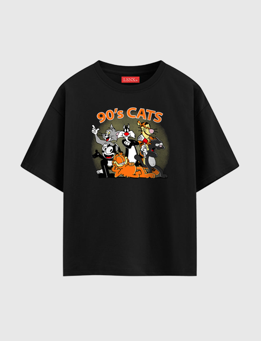 90's Cats Oversize T-Shirt