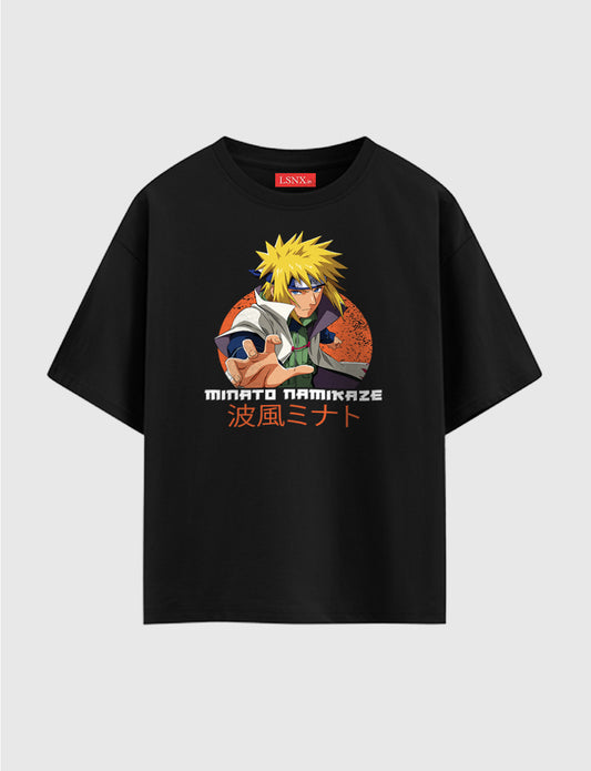 Minato Namikaze Of Naruto Oversize T-Shirt