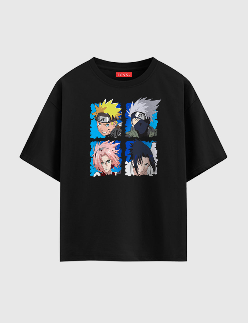 Team 7 of Naruto Oversize T-Shirt