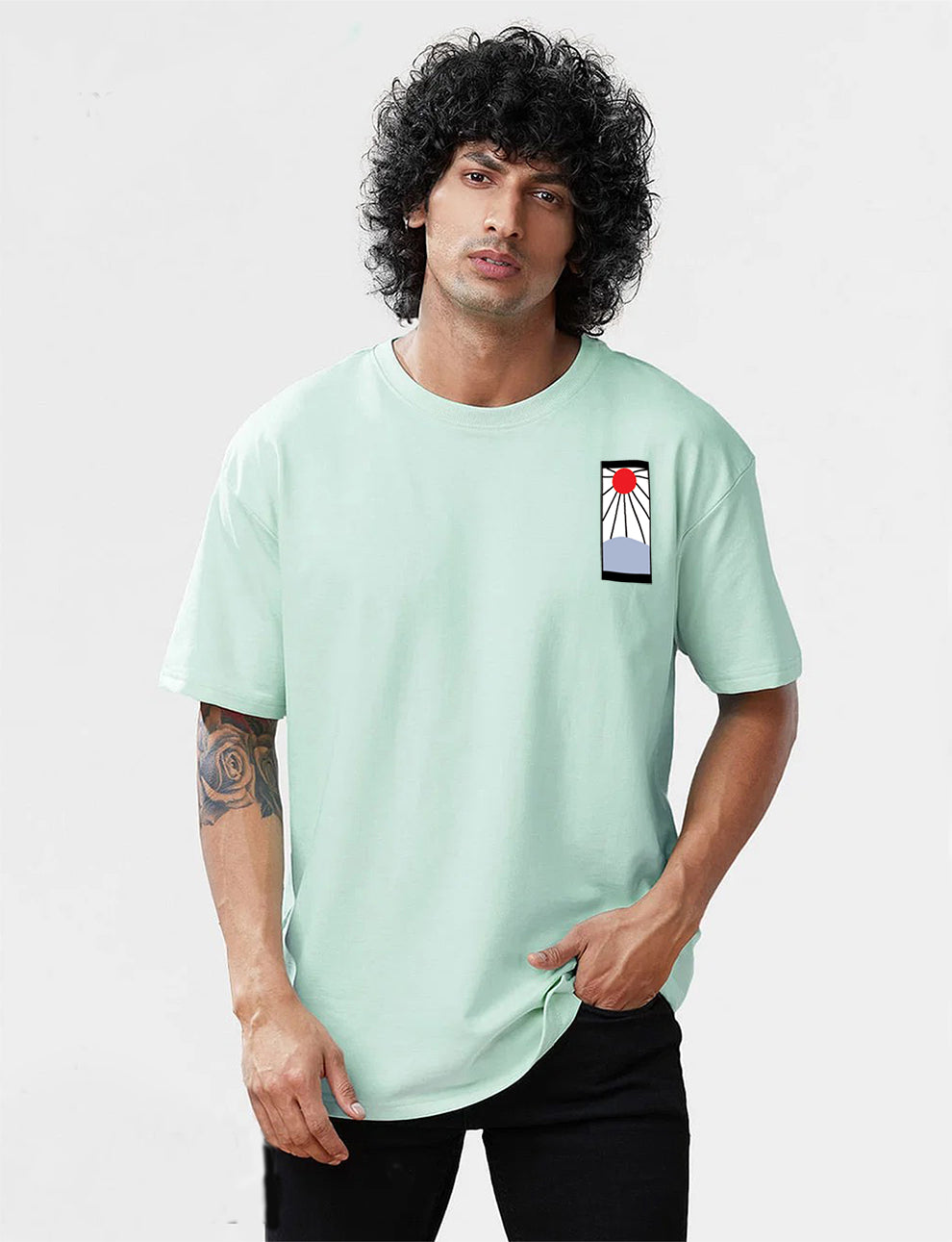 Tanjiro Mint Oversized T-Shirt - LSNX