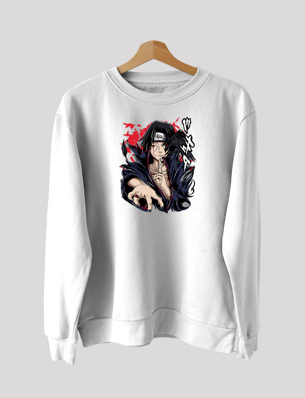 Itachi Uchiha White Sweatshirt