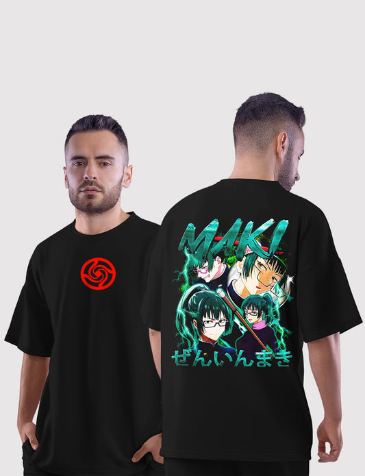 Maki Jujutsu Kaisen Oversized T-Shirt - LSNX