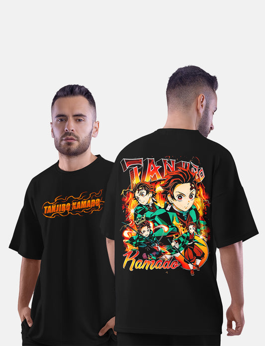 Tanjiro Demon Slayer Oversized T-Shirt - LSNX