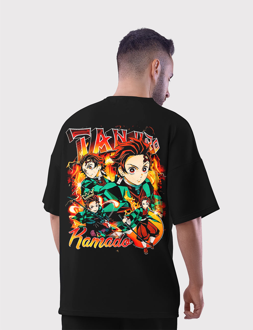 Tanjiro Demon Slayer Oversized T-Shirt - LSNX